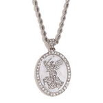 Load image into Gallery viewer, ARCHANGEL PENDANT WITH TWIST CHAIN