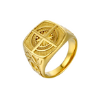 Load image into Gallery viewer, COMPASS VIKING PIRATE STAINLESS STEEL RING