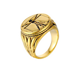 Load image into Gallery viewer, DA VINCI VITRUVIAN STAINLESS STEEL RING
