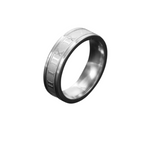 Load image into Gallery viewer, ROMAN NUMERAL SPINNER STAINLESS STEEL RING