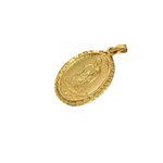 Load image into Gallery viewer, OVAL BORDERED VIRGIN MARY STAINLESS STEEL PENDANT
