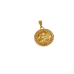 Load image into Gallery viewer, GREEK SPARTAN ENGRAVED COIN STAINLESS STEEL PENDANT
