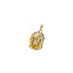 Load image into Gallery viewer, ICED OUT JESUS CROWN STAINLESS STEEL PENDANT
