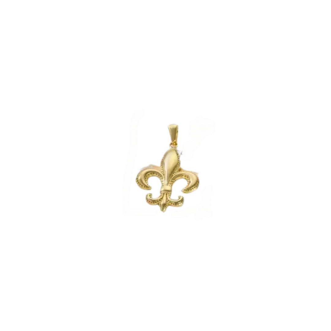 FLEUR DE LIS STAINLESS STEEL PENDANT