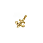 Load image into Gallery viewer, VINTAGE FLEUR DE LIS STAINLESS STEEL PENDANT
