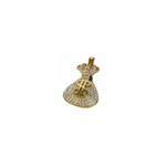 Load image into Gallery viewer, ICED OUT MONEY BAG STAINLESS STEEL PENDANT
