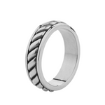 Load image into Gallery viewer, VINTAGE STYLE ROPE DESIGN STAINLESS STEEL RING
